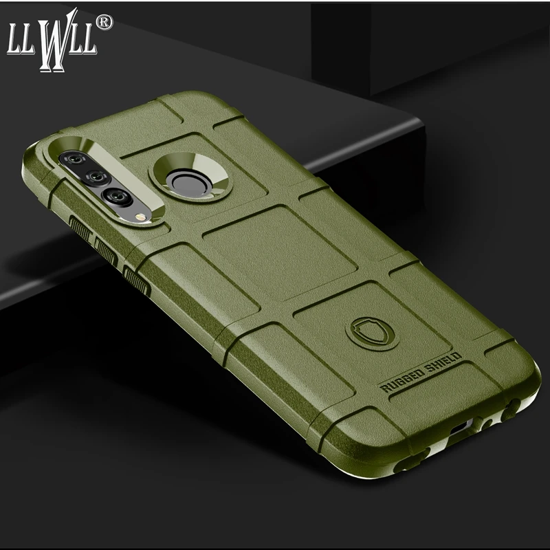 For Huawei Mate 30 Lite Case Army Green Rubber Phone Silicone Armor Cover |