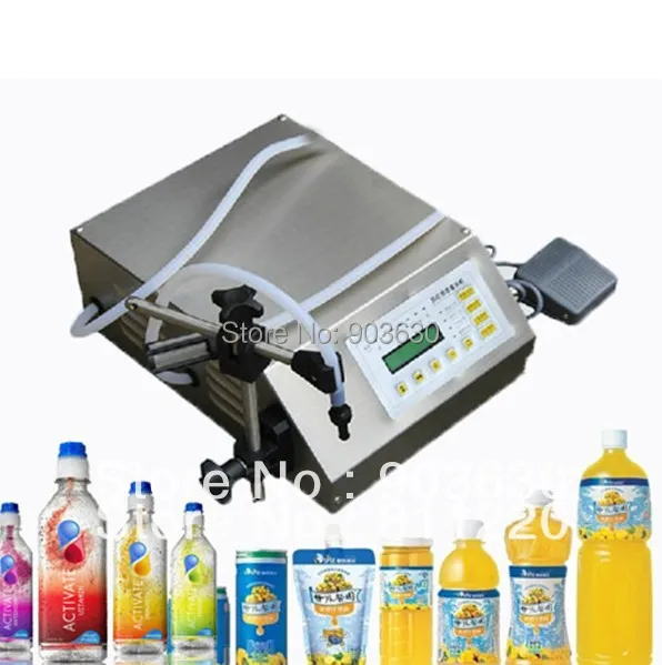 Ручной Электрический цифровой контроль насос жидкое наполнение и герметизация машины(3-3000 мл) масло вино молоко сок