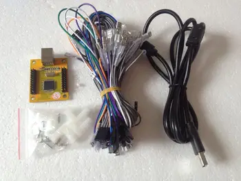 

2 players PC PS/3 2 IN 1 Arcade to USB controller 2 player MAME Multicade Keyboard Encoder, USB to Jamma, game controller