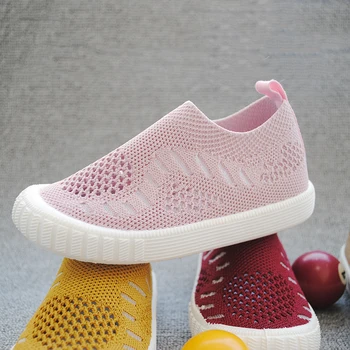 

2018 Summer Autumn Children Casual Shoes Breathable Flat Rubber Sneakers Shoes Kids Boys Girls Sport Mesh Comfortable Shoes