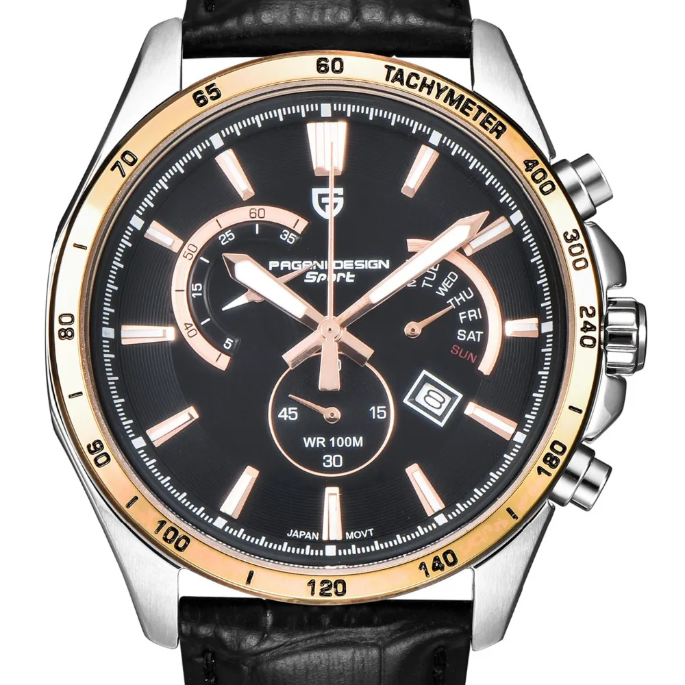 Watches Men Luxury Brand Multifunction PAGANI DESIGN Quartz Men Sport Wristwatch Dive 30m Casual Watch relogio