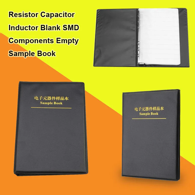 Resistor condensador Inductor blanco SMD componentes libro de muestra vacío para 0402/0603/0805/1206 componente electrónico Resistor condensador Inductor blanco SMD componentes libro de muestra vacío para 0402/0603/0805/1206 componente electrónico