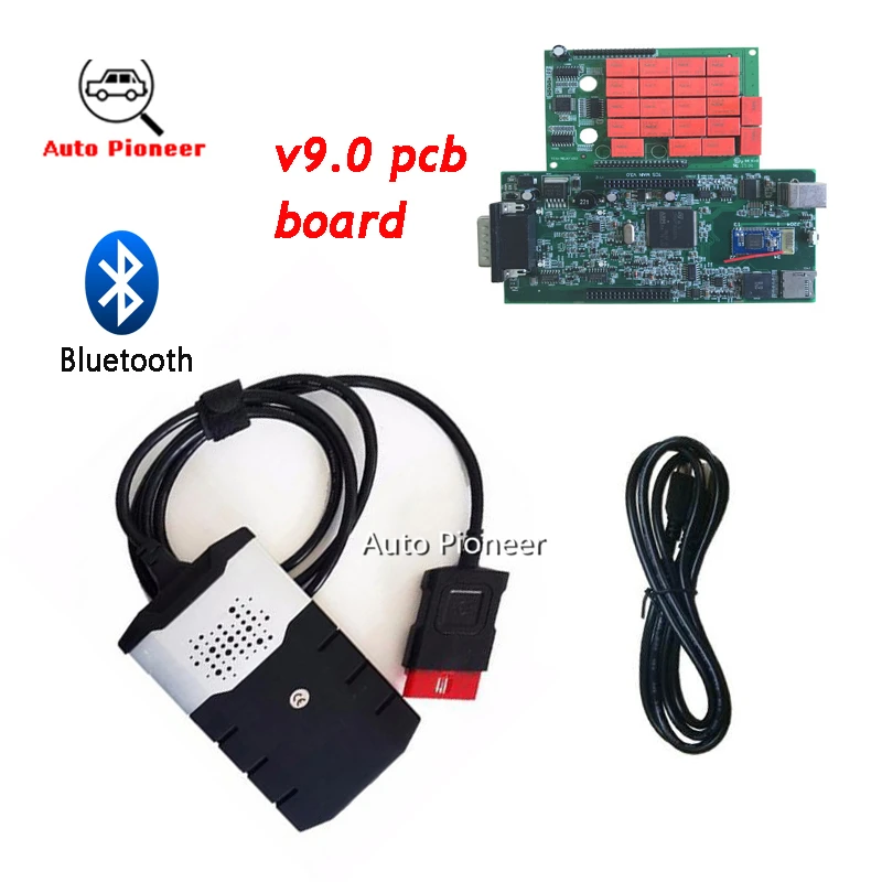 

10pcs DHL free VD DS150E CDP TCS CDP Pro 2016R0 keygen New Vci bluetooth Diagnostic Tool obdii Auto car Scanner tool for delphis