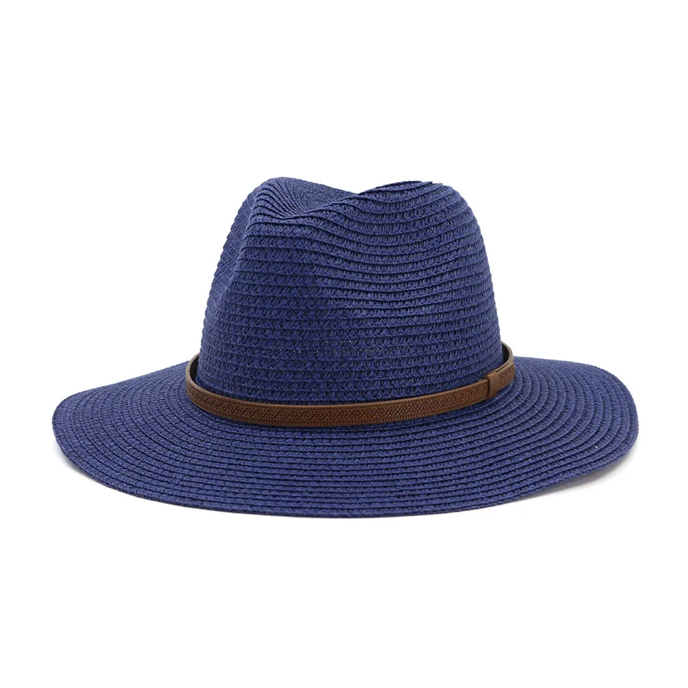 Унисекс летние шляпы от солнца, ковбойская шляпа, Мужская джазовая пляжная соломенная шляпа, пляжные солнцезащитные козырьки, кепки, Панама, мужские летние кепки