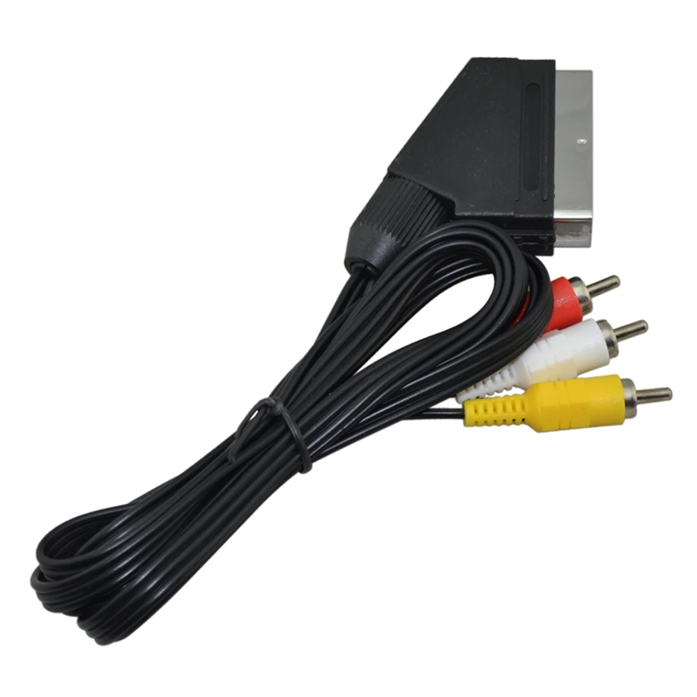 Buy 5 pcs Good quality,RGB Scart To 3RCA AV Cable for