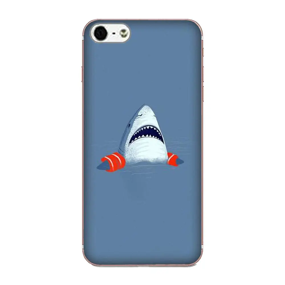 Мягкий ТПУ хипстерский чехол Shark Week для Galaxy A3 A5 A7 On5 On7 2015 2016 2017 Grand Alpha G850 Core2 Prime S2