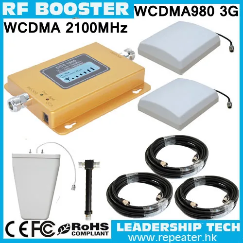 

LCD UMTS980 RF UMTS TD-SCDMA HSDPA 3G 2100mhz Cellular mobile/cell phone signal repeater booster amplifier detector LPDA antenna