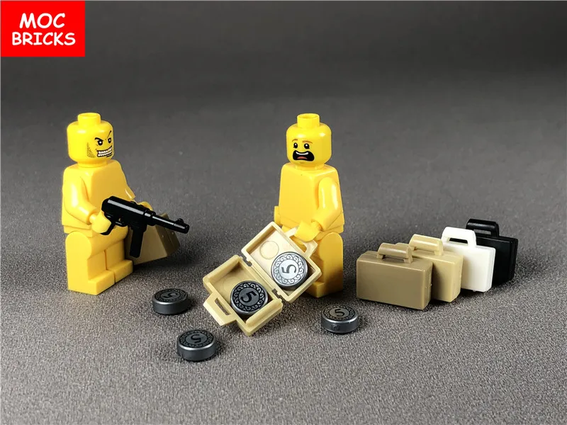 10 шт./лот кубики Moc посуда портфель/чемодан подходит с 4449 Обучающие Строительные