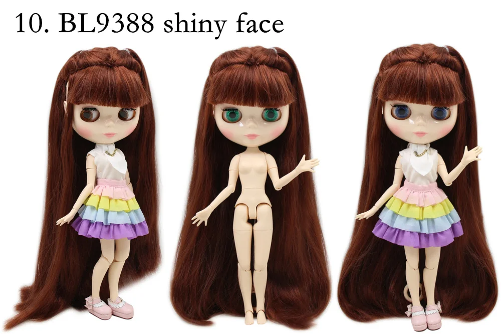 Neo Blythe Doll 12 juuksevõimalused tasuta kingitustega 10