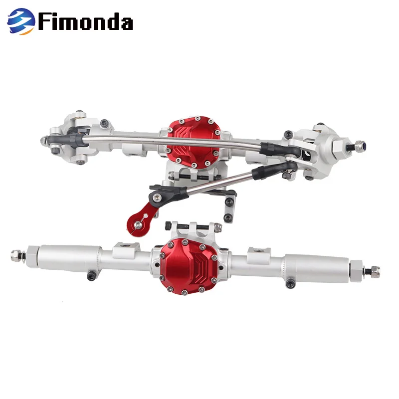 

SCX10 II Alloy Front Rear Straight Complete Axle for 1/10 RC Crawler Car Axial SCX10 II 90046 90047 Upgrade Parts