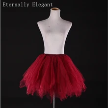 MD короткая Тюлевая Нижняя юбка кринолин Винтаж Свадебные Нижняя для женское платье Свадебные платья Нижняя юбка в стиле рокабилли пачка