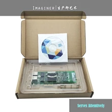 Высокое качество вычислить товары 2 Порты Intel 82576 чип Gigabit Ethernet Server Adapter PCI-E Gigabit Ethernet E1G42ET RJ45 Порты и разъёмы