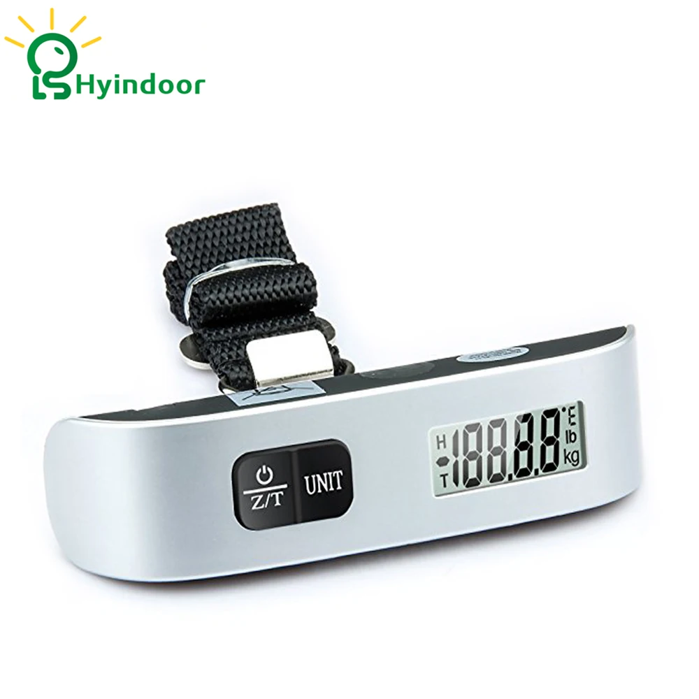 Hyindoor Electronic Digital Luggage Scale LCD Display Hanging Scale