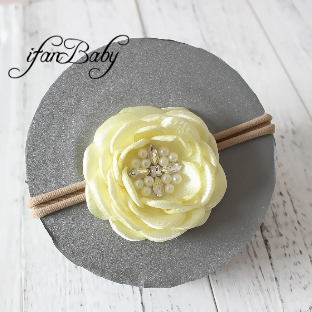 nylon fabric flower headband 17