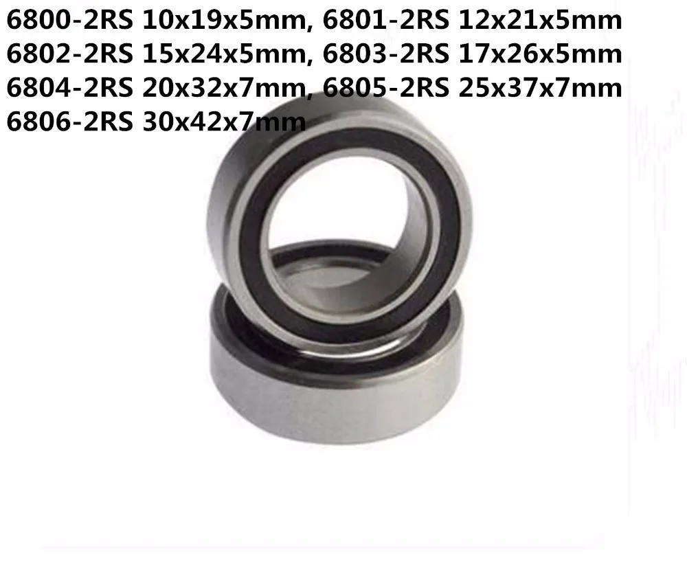 Подшипник 6800 2rs