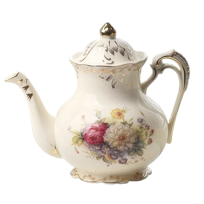 

Yolife Chinese Ceramic tea pot Set Lovely Porcelain large capacity teapot for Wedding Gift