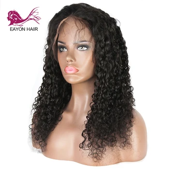 

EAYON Brazilian Hair Water Wave Wigs 360 Lace Frontal Wig Human Hair Wigs For Black Women With Baby Hair Remy 130 Density