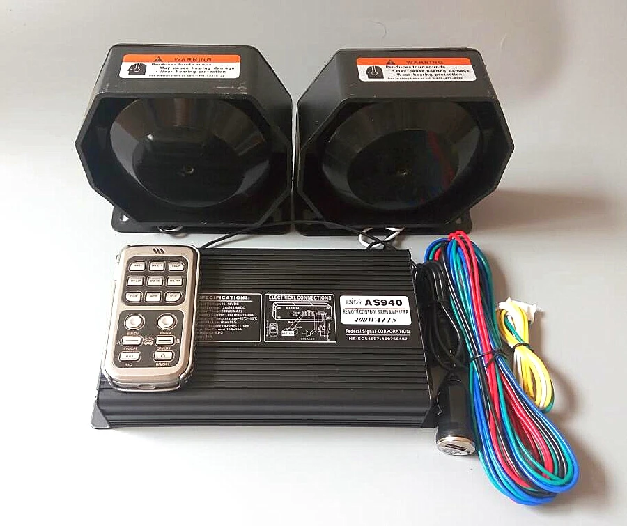Higher star 400W police siren car alarm with wireless