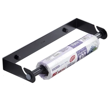 

Multifunctional Home Kitchen Film Sauce Bottle Storage Rack Paper Dispenser Preservative Film Rack Kitchen Accessory
