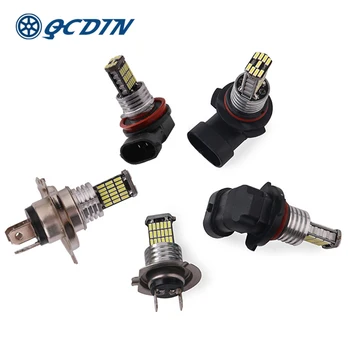 

QCDIN 2Pcs Car H7 LED Headlight Bulbs LED H4 Car Auto Headlamp H8/H11 9005/9006 Auto Headlamp Led Car Light 12V