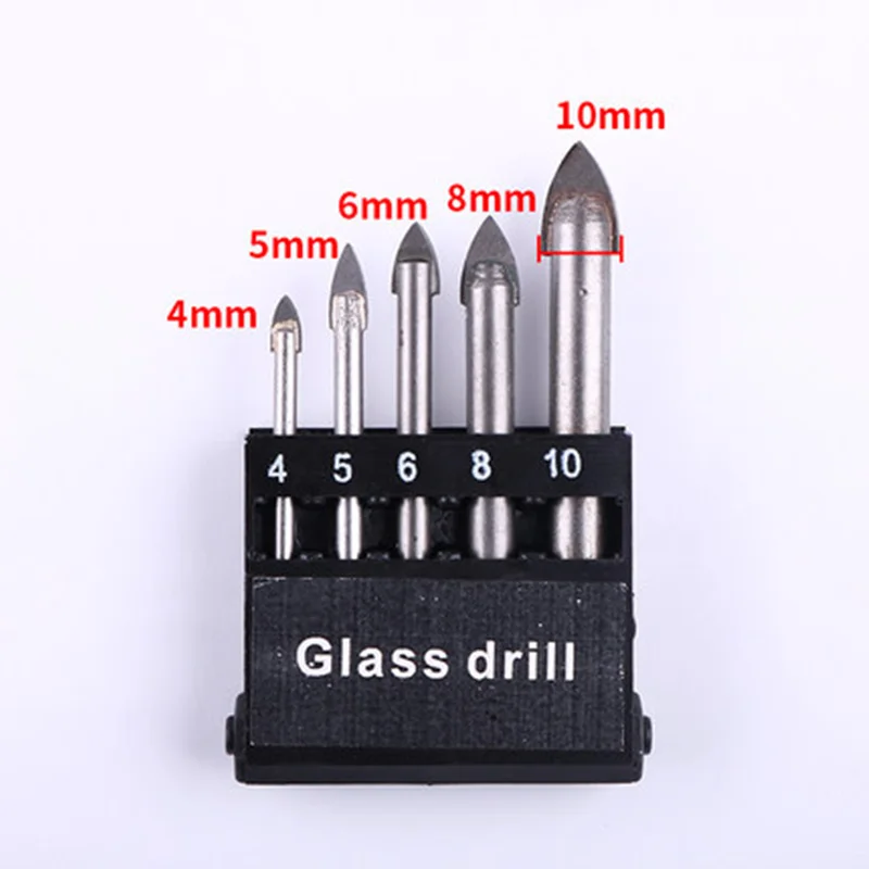 1set Multi function twist drill bit straight shank triangle drill sets
