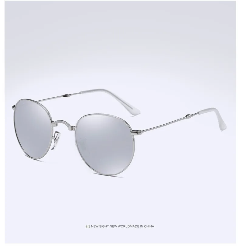JackJad модные 3532 поляризованные круглые металлические стильные солнцезащитные очки складные винтажные новые брендовые дизайнерские солнцезащитные очки Oculos De Sol