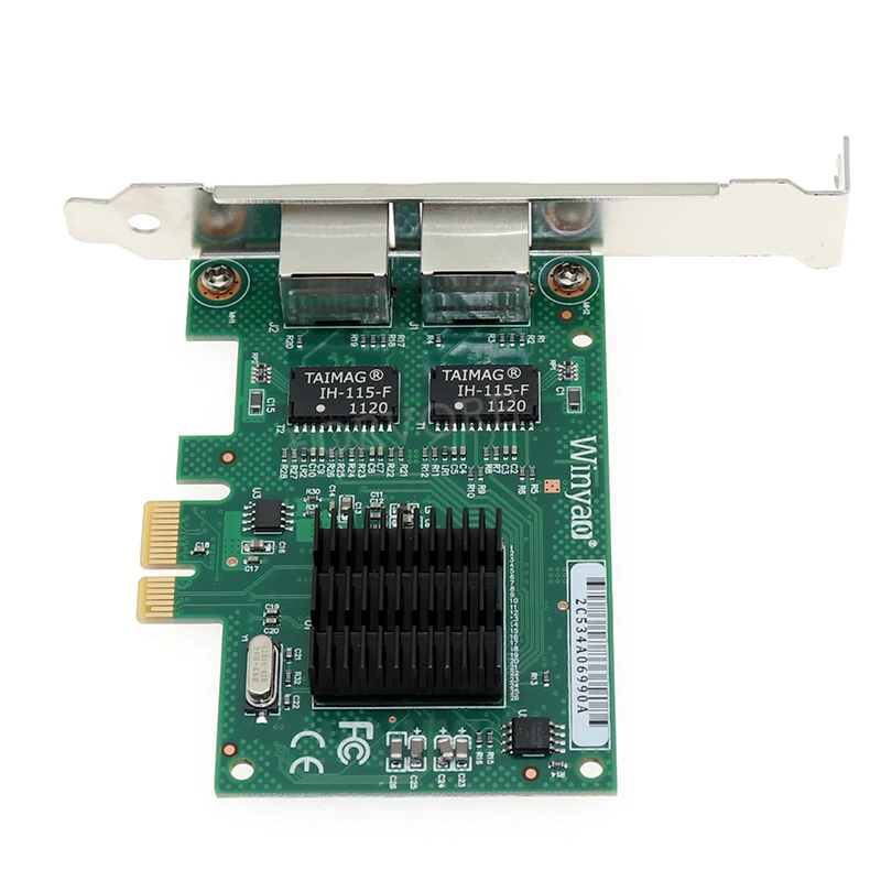PCI Express X1 2 порта 10/100/1000 Мбит/с гигабитный Ethernet сетевой адаптер для bcm5715 NIC|Платы