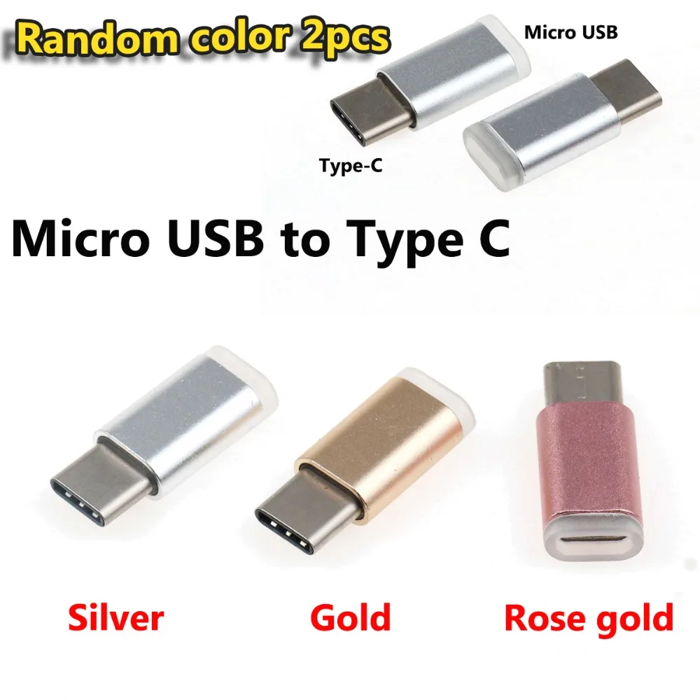 JCD 2X USB адаптер USB C к Micro USB конвертер Кабель type C адаптер USB 3,0 для iphone X 8 7 6 5 для huawei p10 p9 OTG адаптер