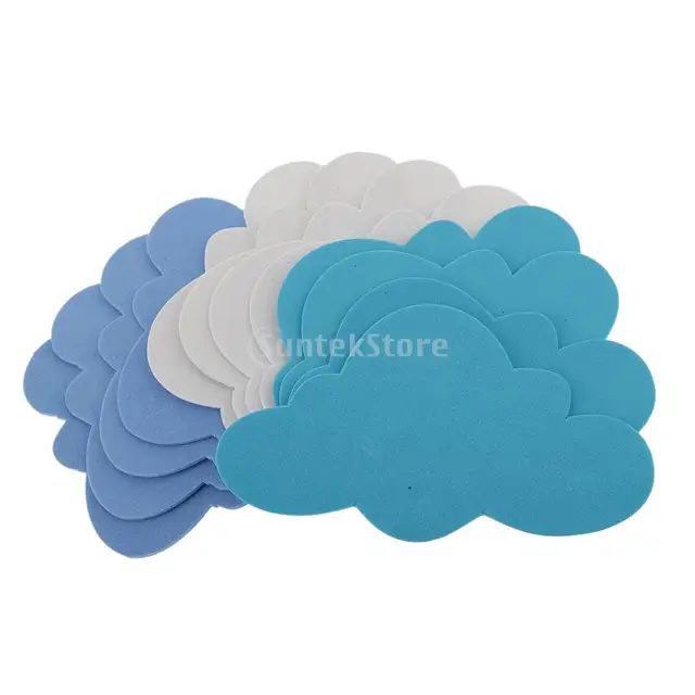 12pcs EVA Foam Clouds Shapes Kids Children Decooration Crafting