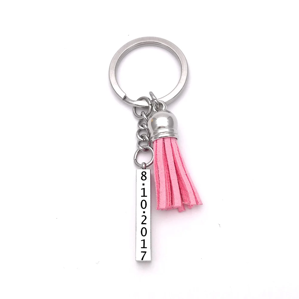 Personalized Keychain Monogram Keychain masters degree key fob sister