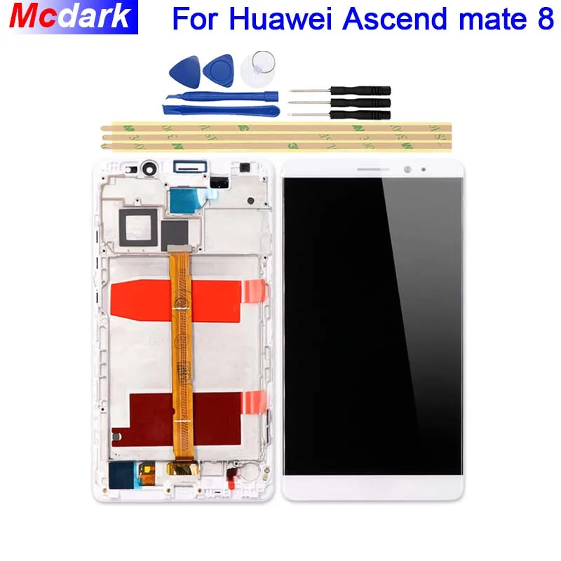 6 0 дюймов для Huawei Mate 8 MT8-L09 MT8-TL00 ЖК-экран дисплей + сенсорный экран стекло