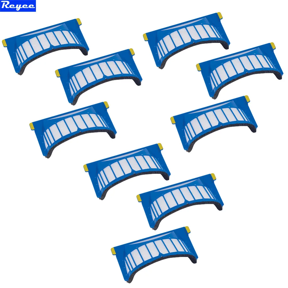 

Free Post New 9 Pieces AeroVac Filter Replacement Filter For iRobot Roomba 600 Series 620 630 650 660 670 680 etc Blue Filter
