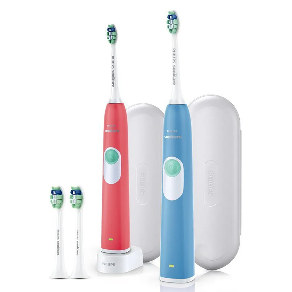 PHILIPS Sonicare HX6234/35 Электрический Зубная щётка Перезаряжаемые с Водонепроницаемый 31000 об./мин. индикатор зарядки для любителей 2 упак