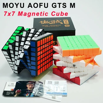 

New MoYu AoFu GTS M Magnetic 7x7x7 Magic Cube Professional GTS2 M 7x7 Speed Cube Magico Cubo Educational Toys For Children