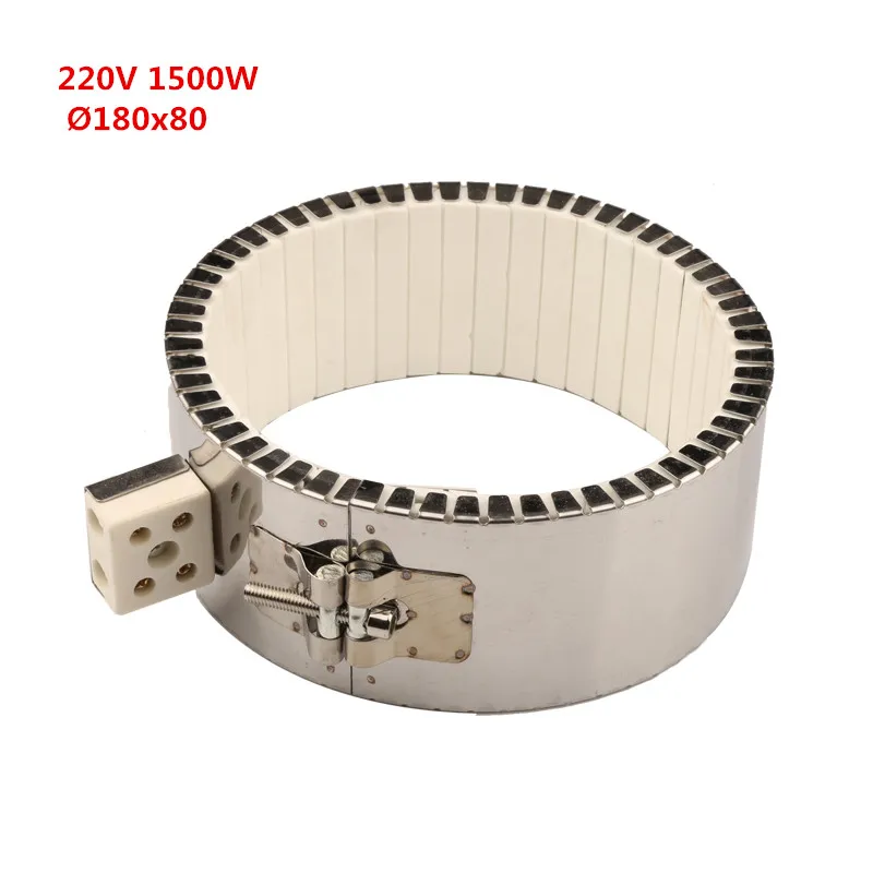 180x80mm/180x195mm/180x245mm Ceramic Band Heater 220v 1500w/5500w/7000w Max  Temperature 800 Celsius Degree - Tool Parts - AliExpress