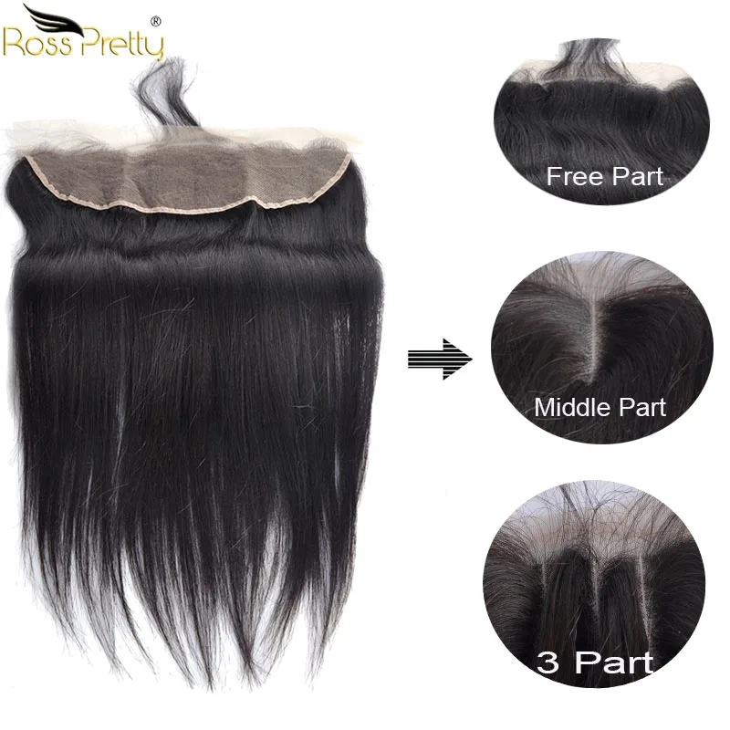 Lace frontal middle part and 3 part ross pretty brand