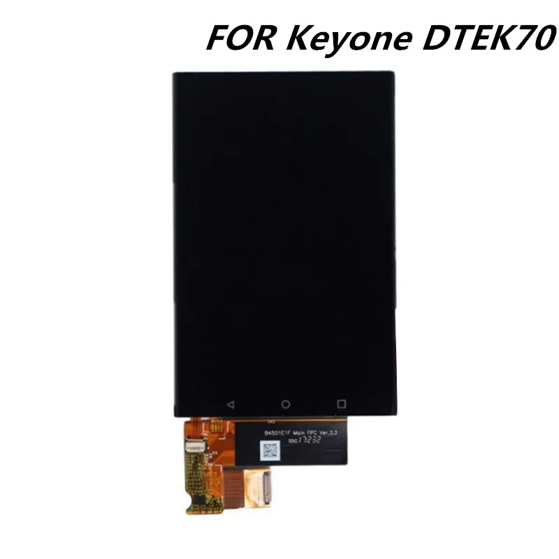 

NEW 4.5inch black screen For BlackBerry KEYone DTEK70 LCD Display With Touch Screen Digitizer Assemblely for KEYone cell phone