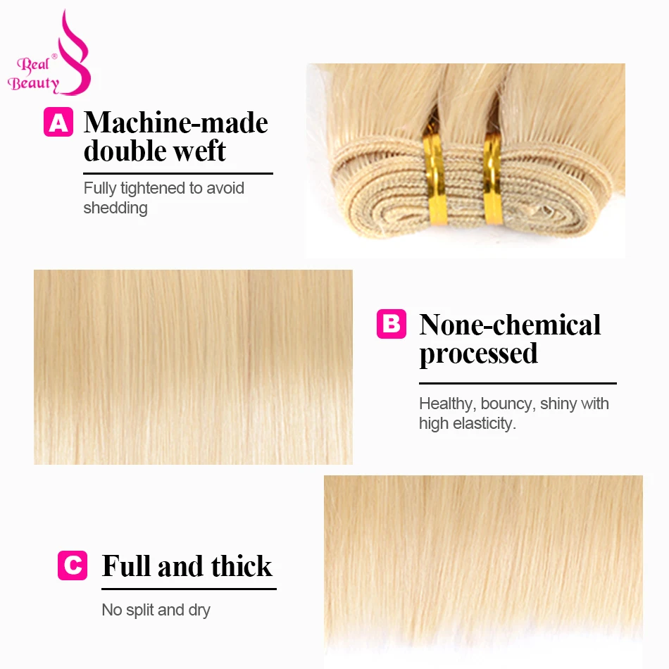 613 blonde bundles, blonde human hair weave bundles ,honey blonde brazilian hair bundles ,brazilian remy hair straight hair (4)