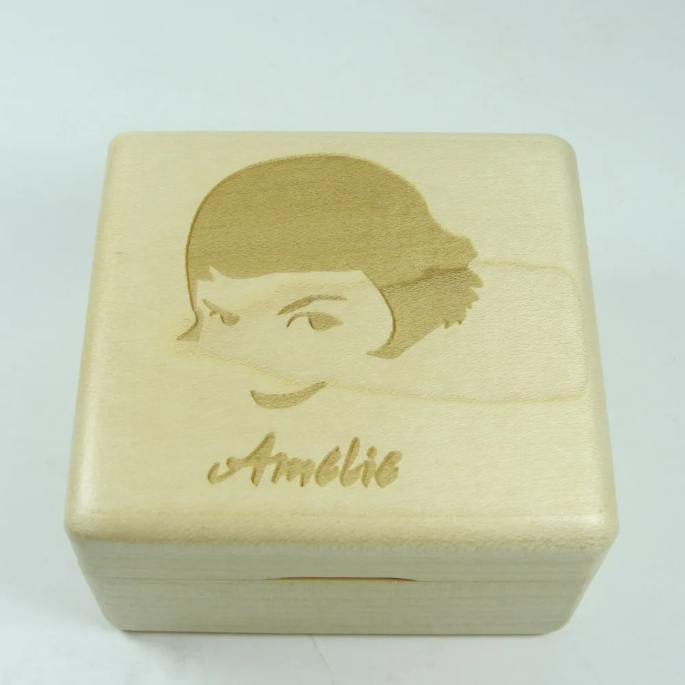 Музыкальная шкатулка Amelie, деревянная музыкальная шкатулка с надписью La valse D'Amelie, специальные подарки