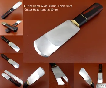 

1pc Leather Craft Swiss Steel Round Point All Purpose Skiver Cutter Knife Tool - Edger Creaser Groover Beveler Skiver Punch NEW