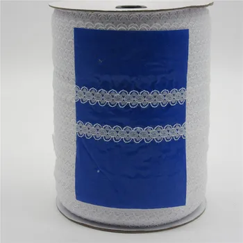 

Wholesale 600Yards/Roll White Lace Ribbon Tape 14MM Quality Lace Trim Embroidered Lace For Sewing Decoration african lace fabric