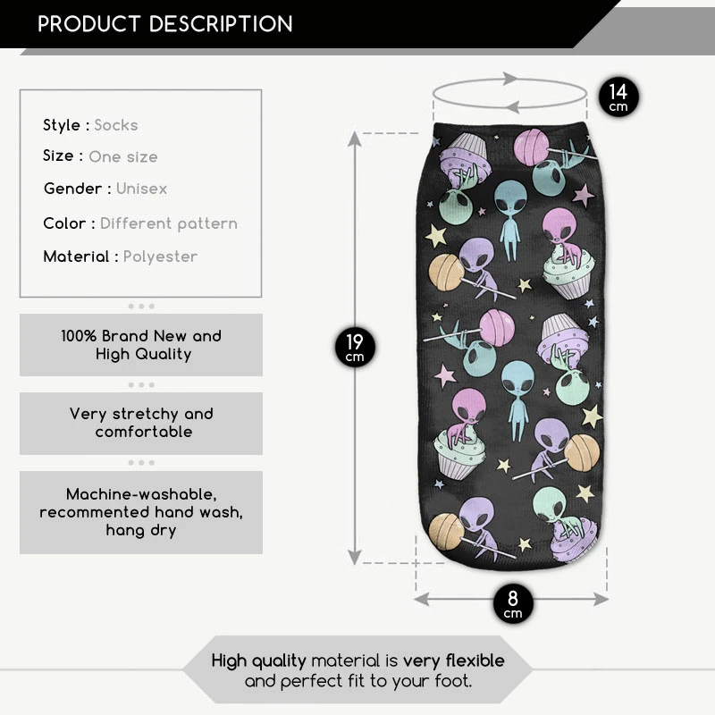 3D Printed Unicorn Womens Socks 15 3D Printed Unicorn Womens Socks -Unicorn Fashion