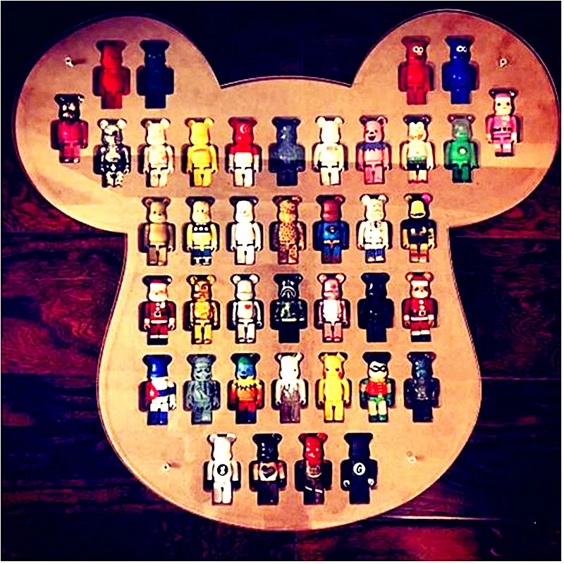 

OriginalFake The Be@rBrick Display Box Put In 40pcs 100% Bearbrick Display Board Brian Gary Medicom Toy L2123
