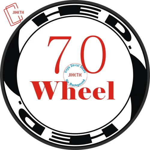 Контурный шрифт HED дорожный велосипед 700c наклейки колеса обод колеса велосипед наклейки колеса велосипед водонепроницаемые виниловые наклейки - Цвет: 70mm wheel