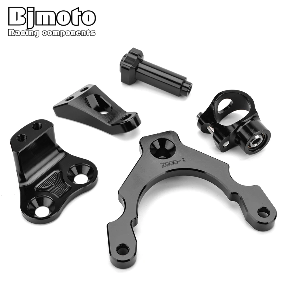 

BJMOTO For Kawasaki Z900 2017-2018 CNC Aluminum Adjustable Steering Stabilize Damper Bracket Mount Kit