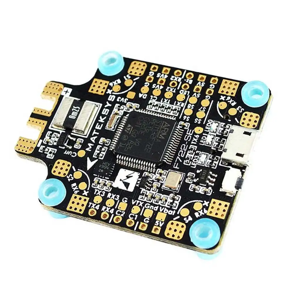 Новый Matek Системы F722-SE F7 двойной Gryo игровые джойстики AIO OSD BEC ток Сенсор для модели RC Дрон-Мультикоптер запчасть Радиоуправляемый