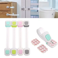 Блокирующий замок для шкафа безопасности ребенка замок на холодильник замок 4 цвета Шкаф Ящики замок защелки Многофункциональный младенческой дома детей