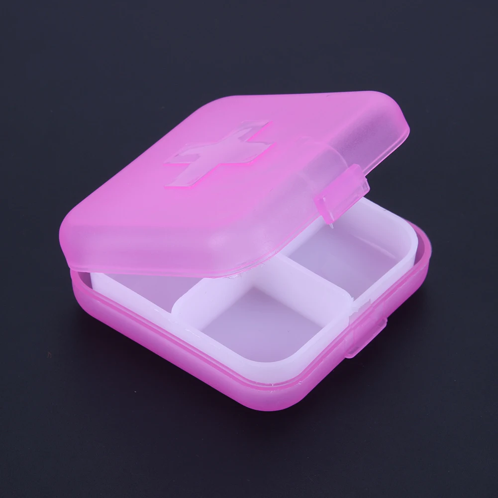 4 Slots Square Travel Pill Cases Outdoor Vitamin Cases Medicines Pill Box Portable Medicine Holder Pastillero 9 4 Slots Square Travel Pill Cases Outdoor Vitamin Cases Medicines Pill Box Portable Medicine Holder Pastillero 9