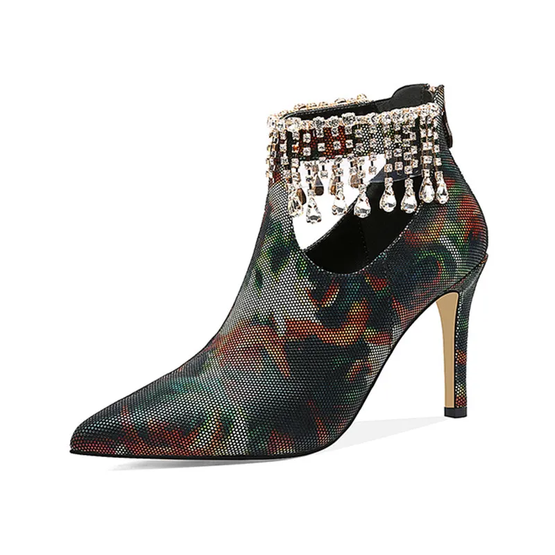Up Partie Pointu De Army Femme Suede Spéciale Green Grande Chaussures Mariage Offre Bout Lapolaka Zip Hauts Pompes Taille Talons 33 40 Kid qHPO6WFzwx