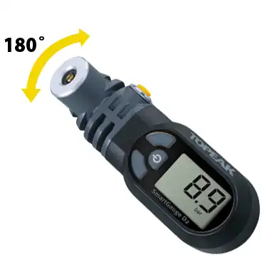topeak d2 smart head digital pressure gauge